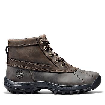 Timberland Canard Mid Kožené - Hnede Nepremokave Topanky Panske, T0039SK